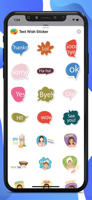 Text Wish Stickers