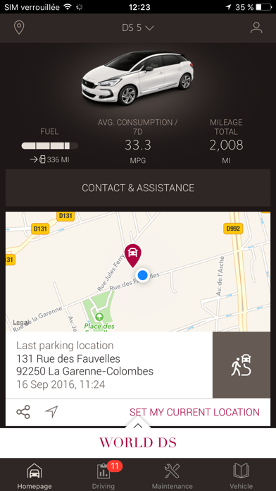 Myds App By Ds Automobiles Ios イギリス Searchman アプリマーケットデータ