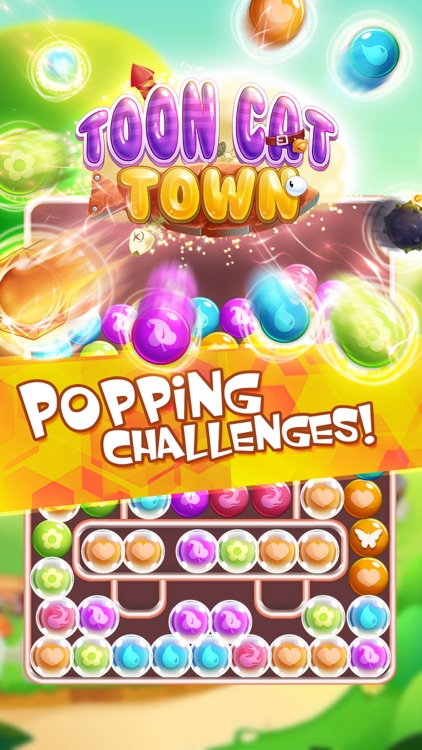 Toon Cat Town: Pop Crush Blast screenshot-3