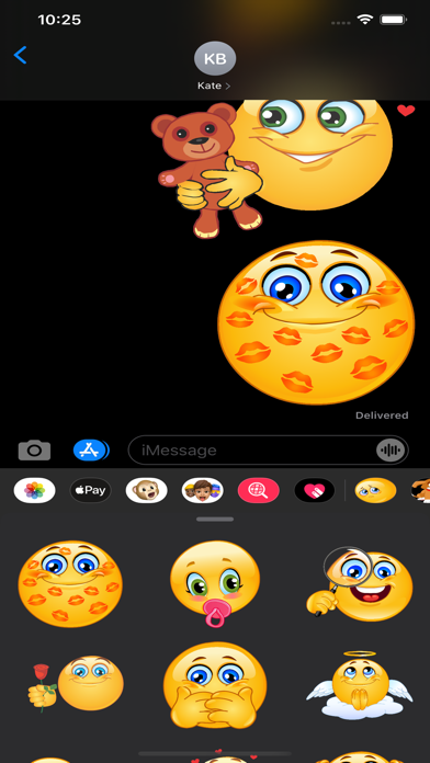 Emojis Gold & Stickers screenshot 4