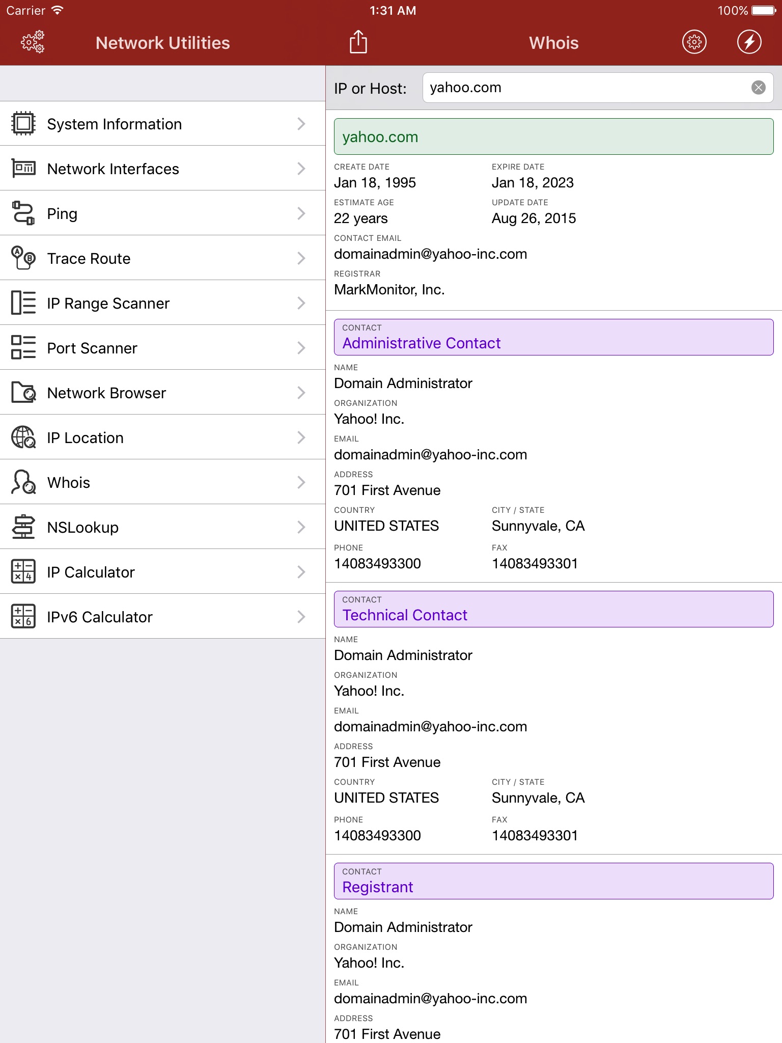 Network Utilities & Analyzer screenshot 4