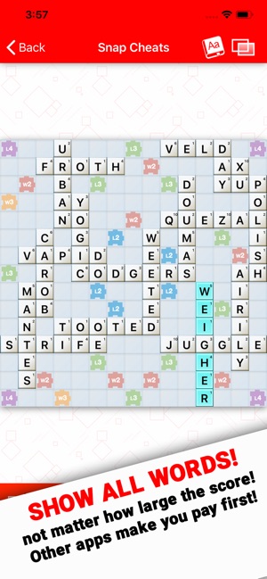 Snap Cheats - for Word Chums(圖2)-速報App