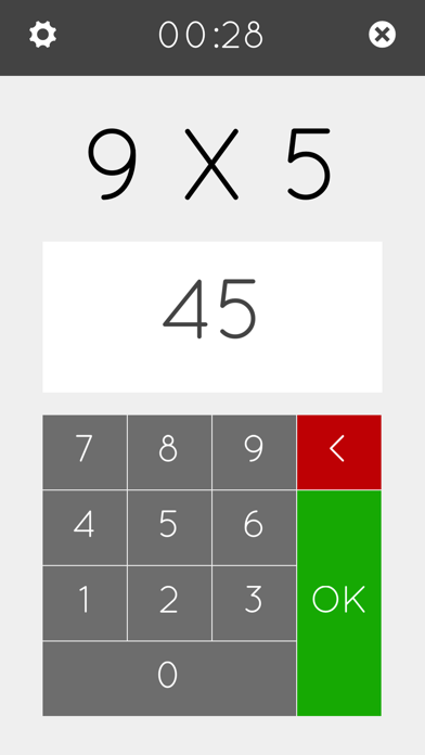 乗算マスター数学のゲーム - フルバージョン screenshot1