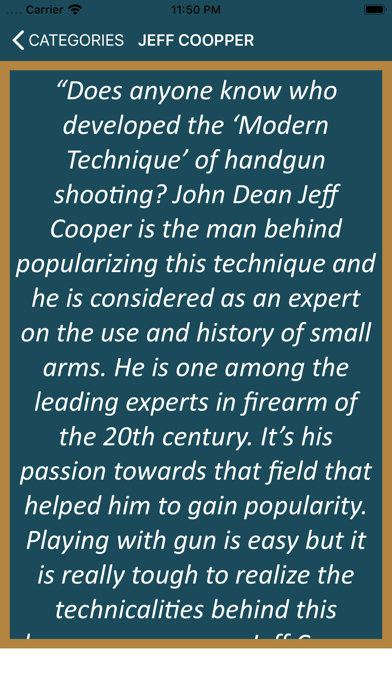 Jeff Cooper Wisdom screenshot 3