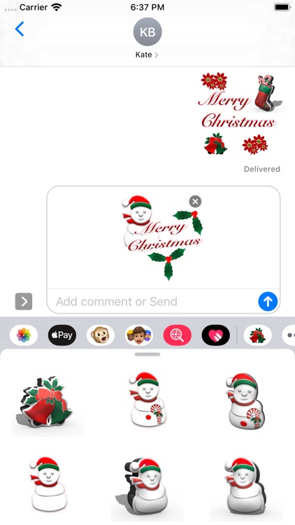 Happy Christmas Stickers screenshot-3