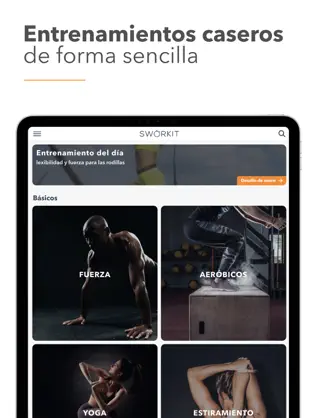 Screenshot 1 Sworkit - Entrenador Personal iphone