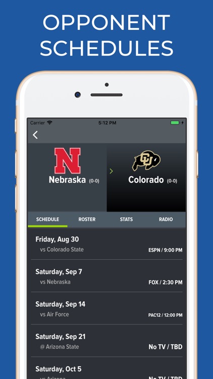 Nebraska Football Schedules screenshot-6