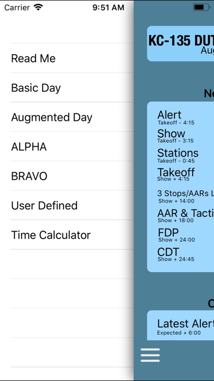 KC-135 Duty Day Calc