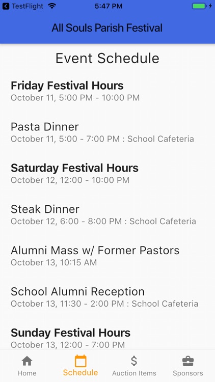 All Souls Parish Festival