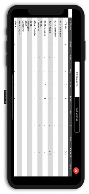 Hockey Scorebook + Stats(圖3)-速報App