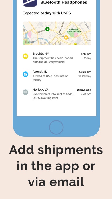【图】ParcelTrack – Package Tracker(截图2) 【图】ParcelTrack – Package Tracker(截图2)