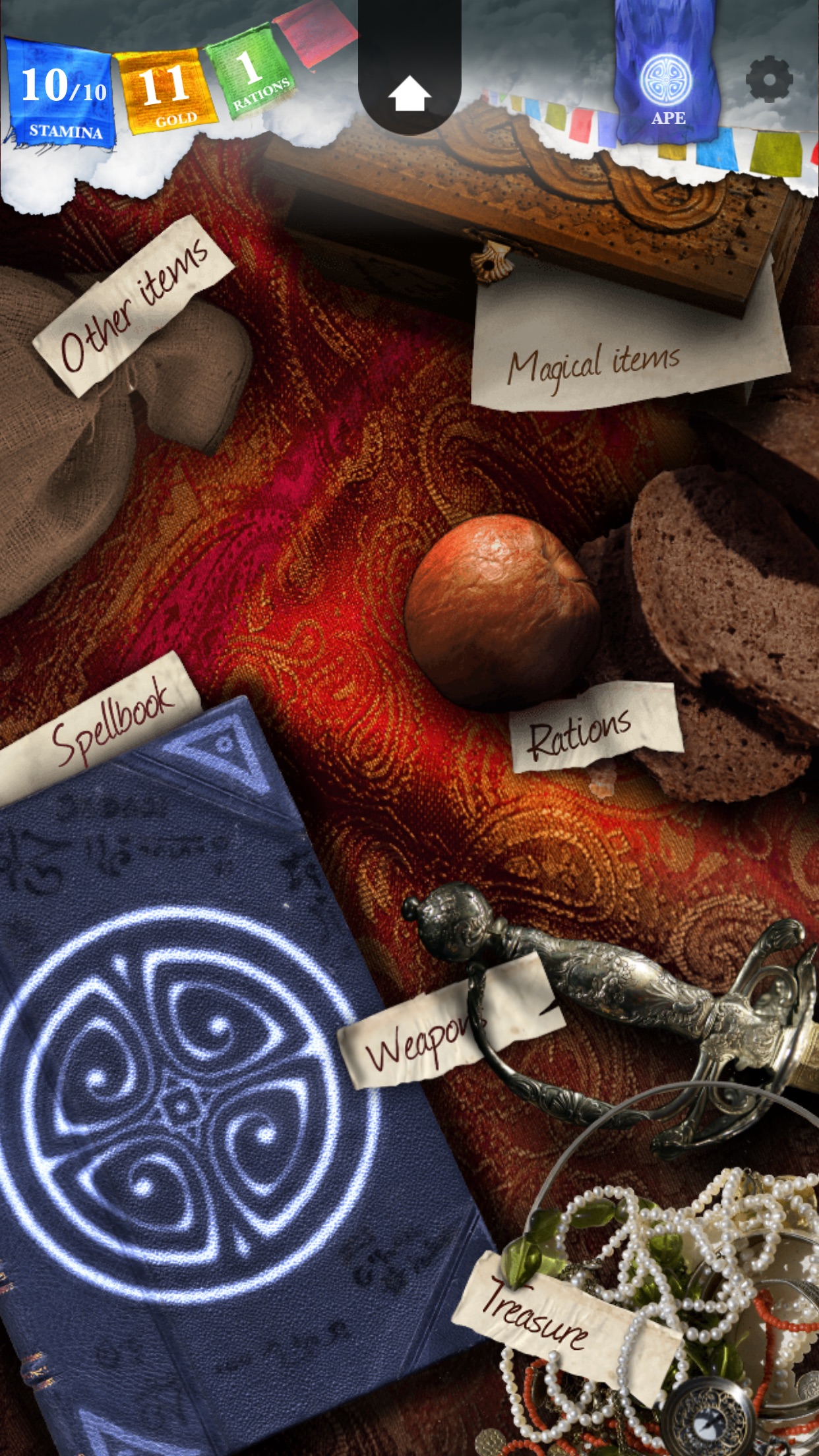 Screenshot do app Sorcery!