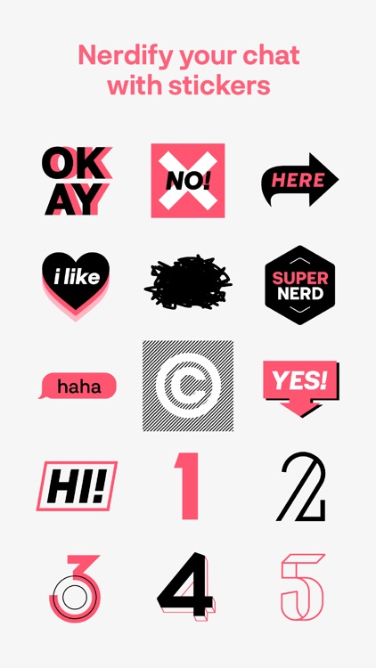 Typography Nerd Sticker