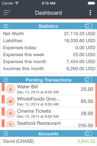 MoneyWiz 2 - Personal Finance screenshot 4