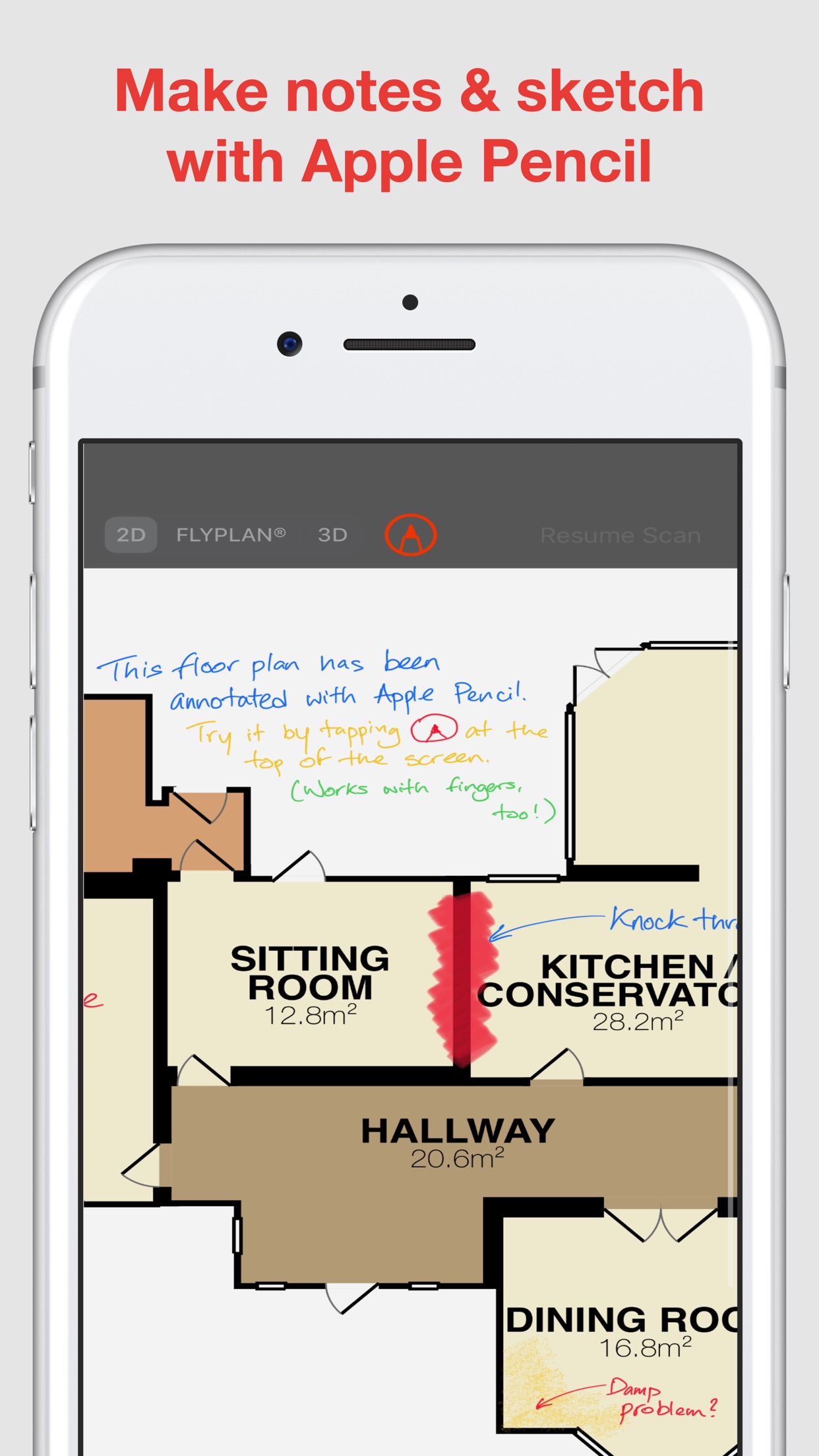Screenshot do app RoomScan Pro
