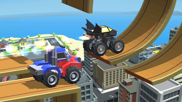 Stunt Racing Car - Sky Driving screenshot-0