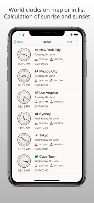 ‎TimeMap - Visual World Clock Screenshot