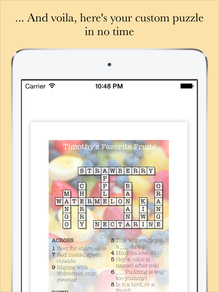Crossword Puzzle Maker