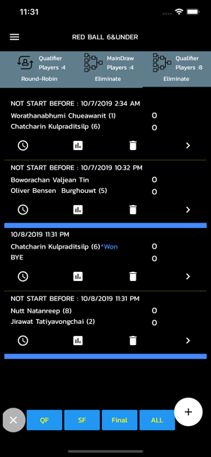 Tennis ScoreBox