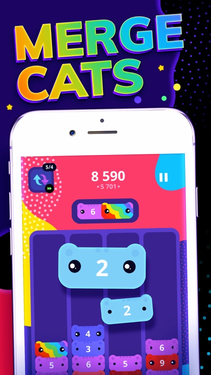 CATRIS - Merge Cat Game screenshot-0