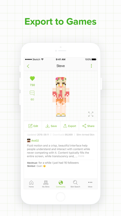 Skinseed Pro For Minecraft By Jason Taylor Ios United States Searchman App Data Information