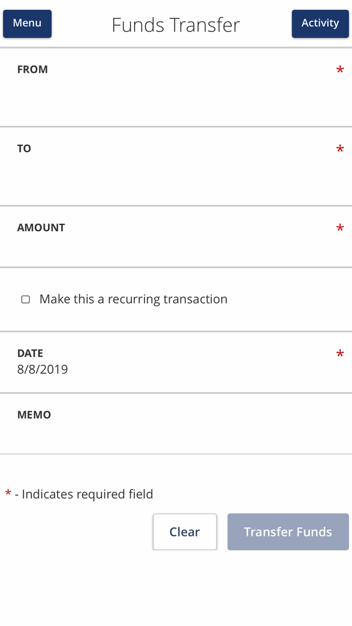 The Police CU Mobile Banking screenshot 3