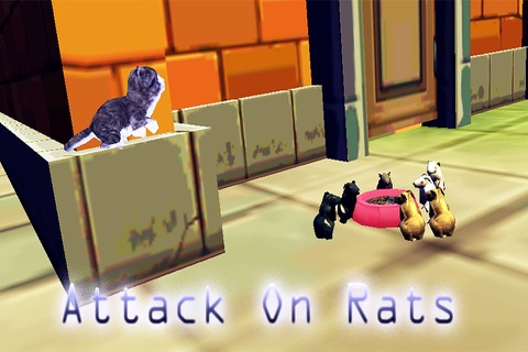 Kitten Cat Craft Vs Dog 3D Sim screenshot 4