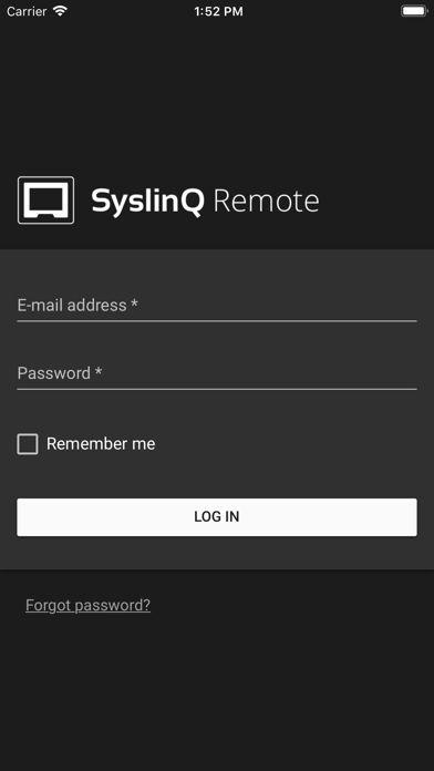 SyslinQRemote screenshot 2