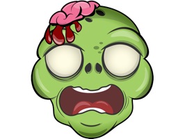 Zombie Stickers - Large