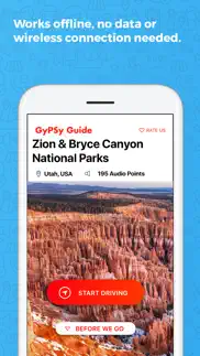 zion bryce canyon gypsy guide iphone screenshot 3