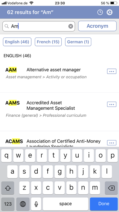Financial acronyms screenshot 2