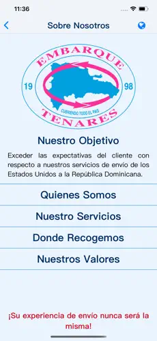 Screenshot 9 Embarque Tenares iphone