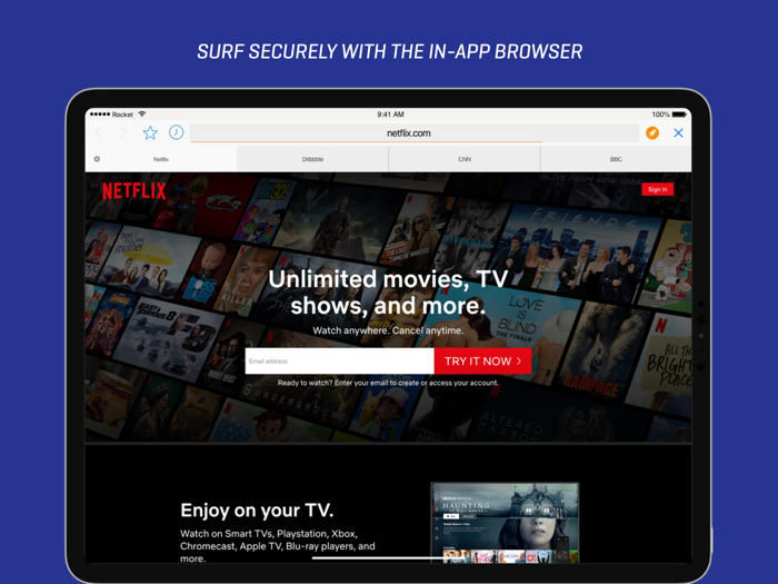 Rocket VPN – Private Browsing