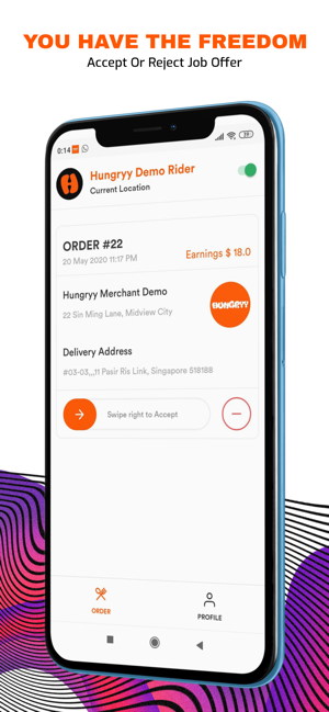 Hungryy Delivery Partner(圖3)-速報App