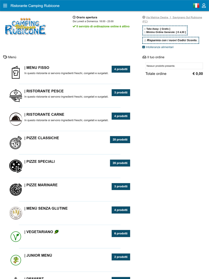 Ristorante Camping Rubicone