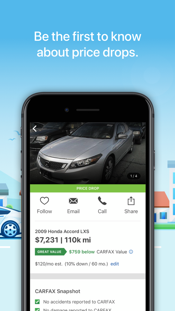Car Fax Used Cars >> Carfax Find Used Cars For Sale App For Iphone Free Download Carfax Car Fax Used Cars >> Carfax Find Used Cars For Sale App For Iphone Free Download Carfax