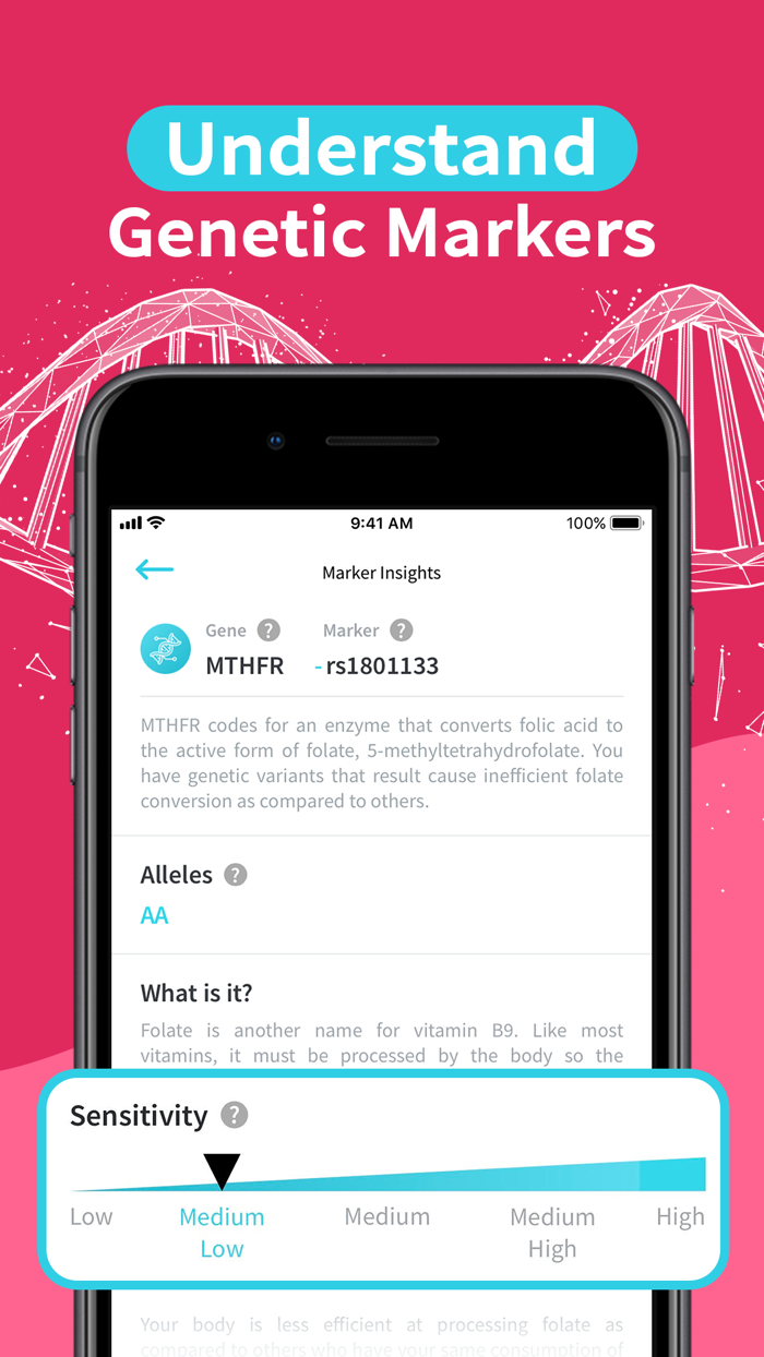 GENERIS DNA  Nutrition App