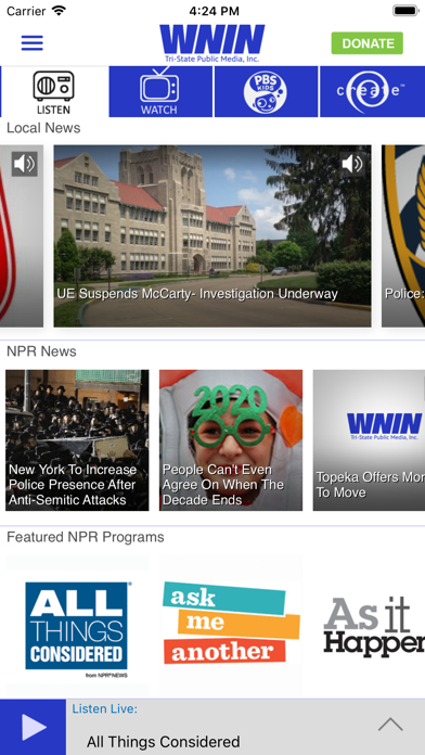 WNIN Public Media App screenshot 2