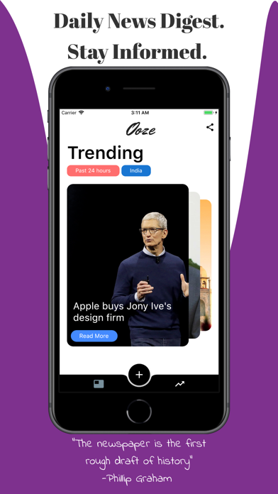 Ooze : A new way to news screenshot 3