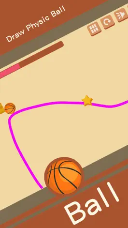 Game screenshot Draw Physic Ball - Paint road mod apk