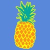 Pineapple Face Emoji Stickers