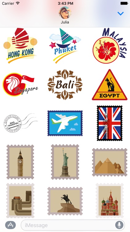 Travel Stickers – Holiday Away