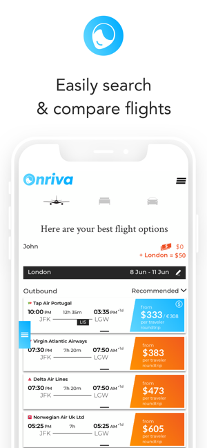 Onriva for Business Travel(圖2)-速報App