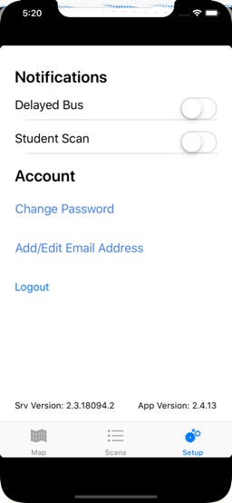 Versatrans My Stop app screenshot