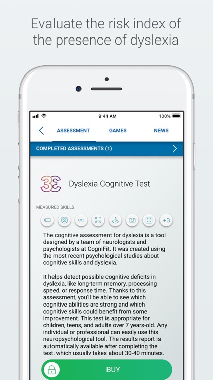 Dyslexia Test and Training