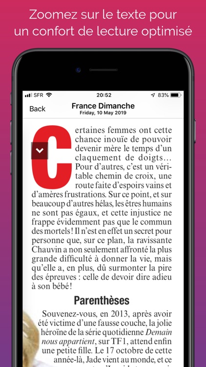 France Dimanche Magazine screenshot-3