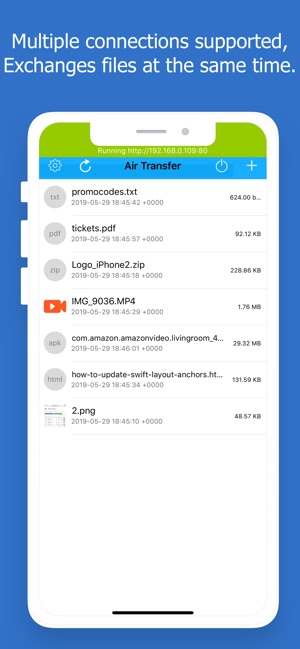 Air Transfer : File Manager