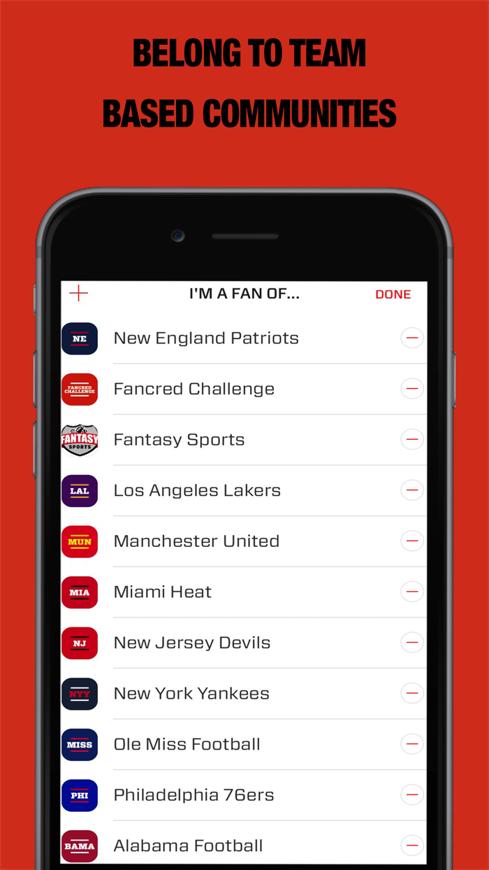 Fancred - Your only sports app