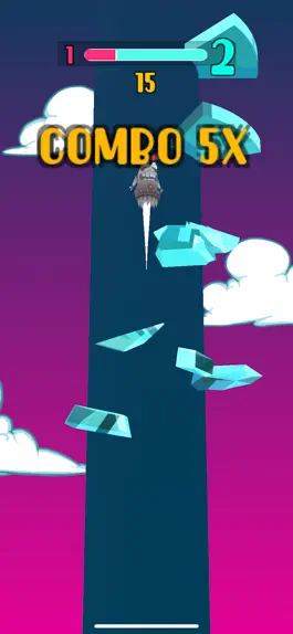 Game screenshot Cloud Hop! Break it Go - Glass apk