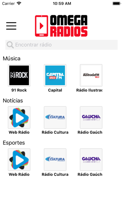 Omega Rádios screenshot 2